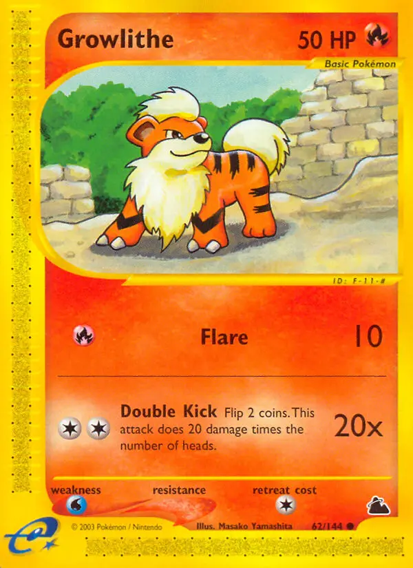 Growlithe (#62) — SK 062