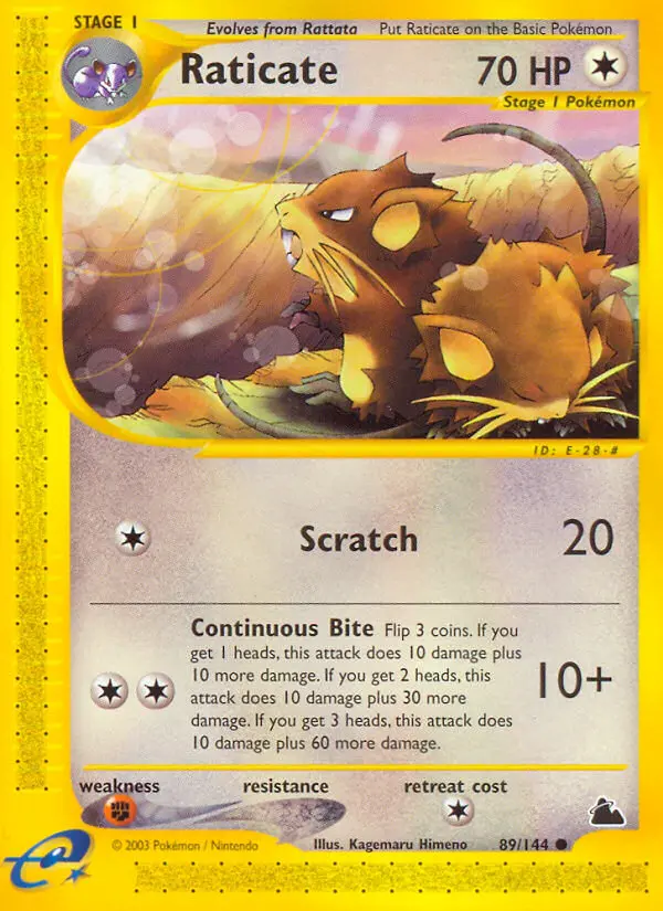 Raticate (#89) — SK 089