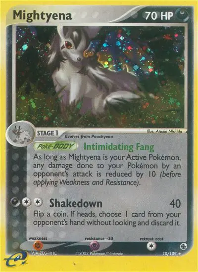 Mightyena (#10) — RS 010
