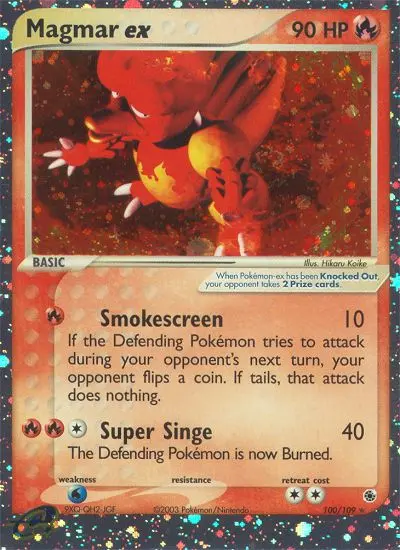 Magmar ex (#100) — RS 100