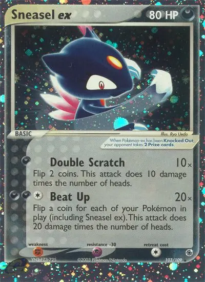 Sneasel ex (#103) — RS 103