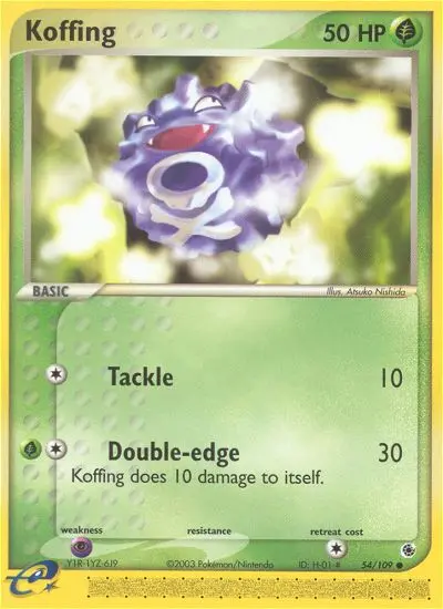 Koffing (#54) — RS 054