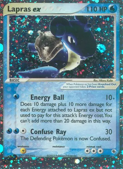 Lapras ex (#99) — RS 099