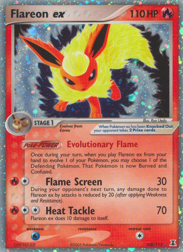 Flareon ex (#108) — DS 108