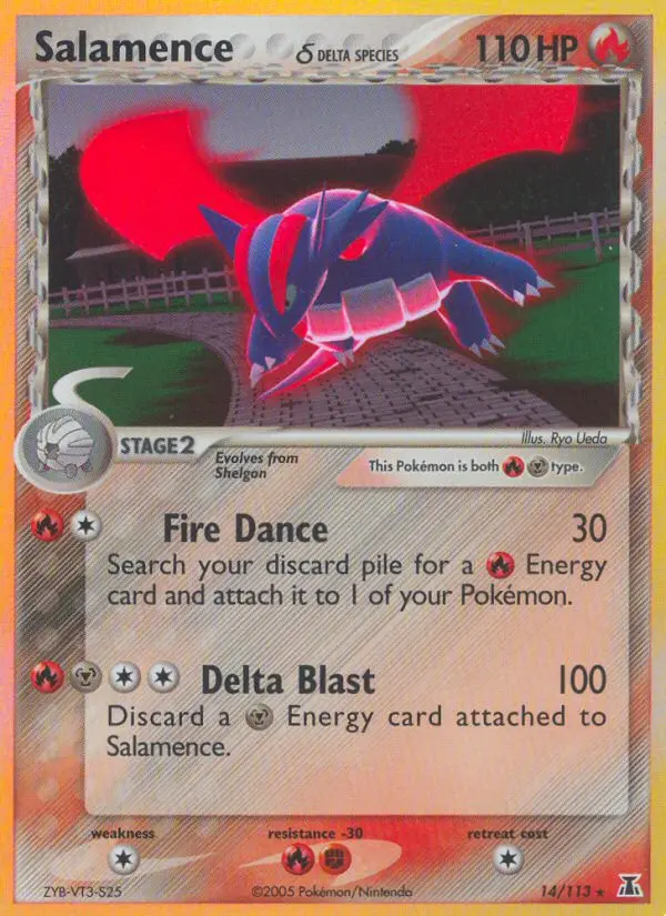 Salamence δ (#14) — DS 014
