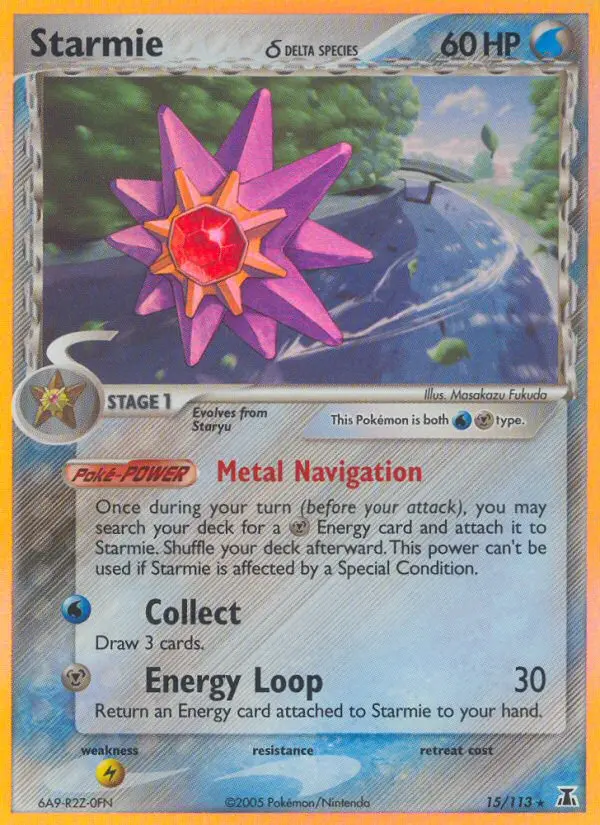 Starmie δ (#15) — DS 015