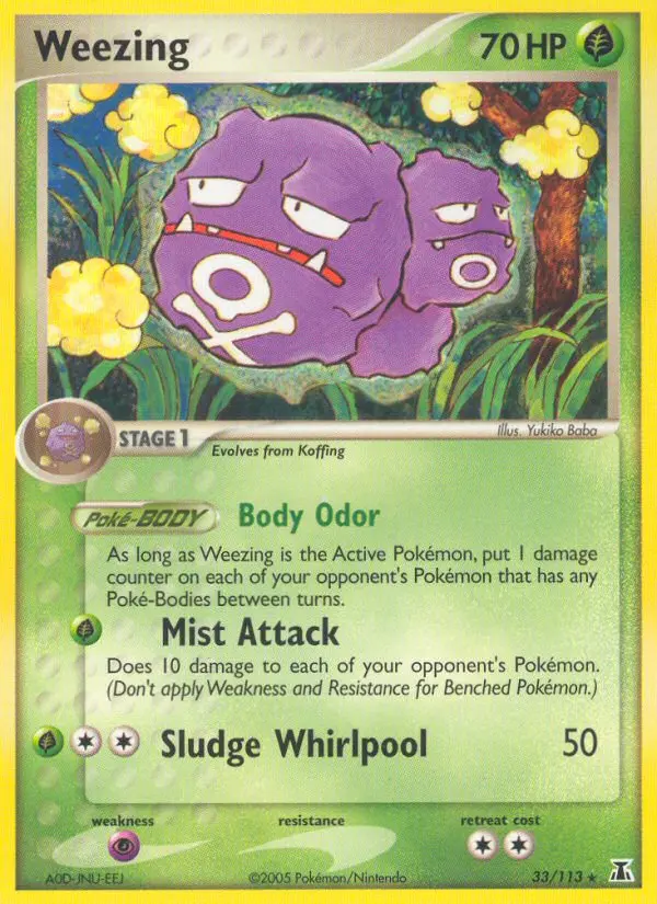 Weezing (#33) — DS 033
