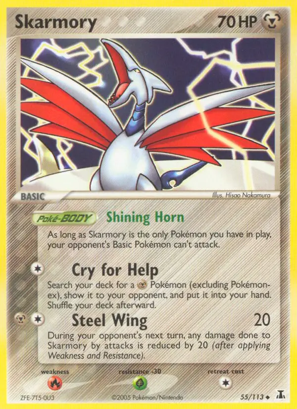 Skarmory (#55) — DS 055