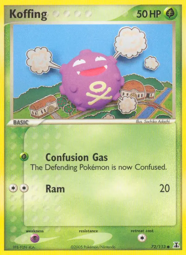 Koffing (#72) — DS 072