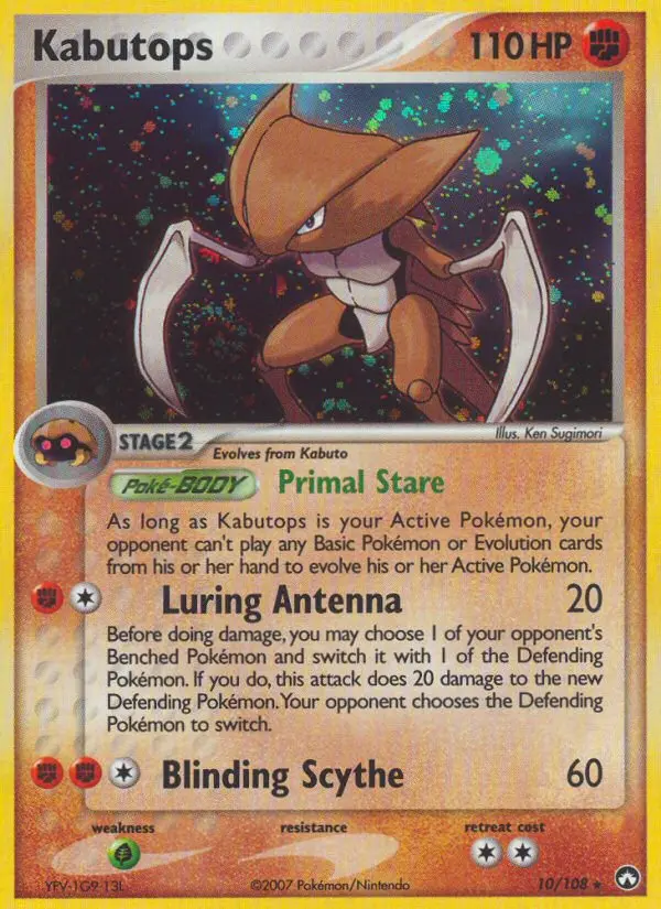 Kabutops (#10) — PK 010