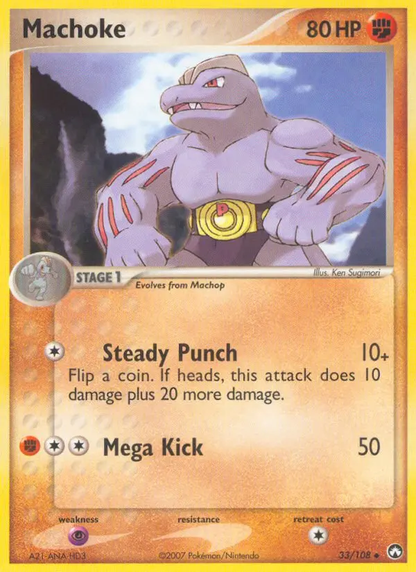 Machoke (#33) — PK 033