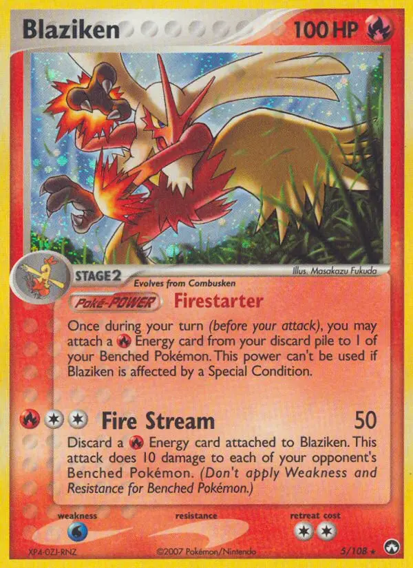 Blaziken (#5) — PK 005