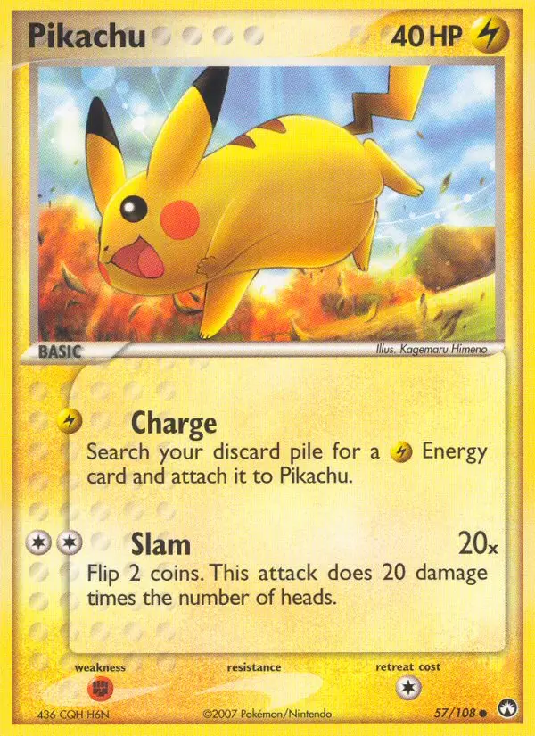 Pikachu (#57) — PK 057