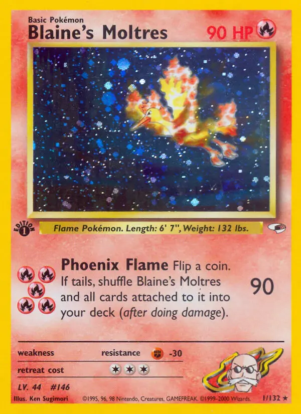 Blaine's Moltres (#1) — GH 001