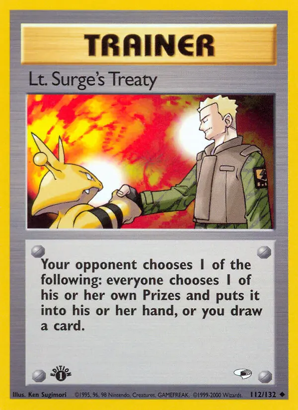Lt. Surge's Treaty (#112) — GH 112