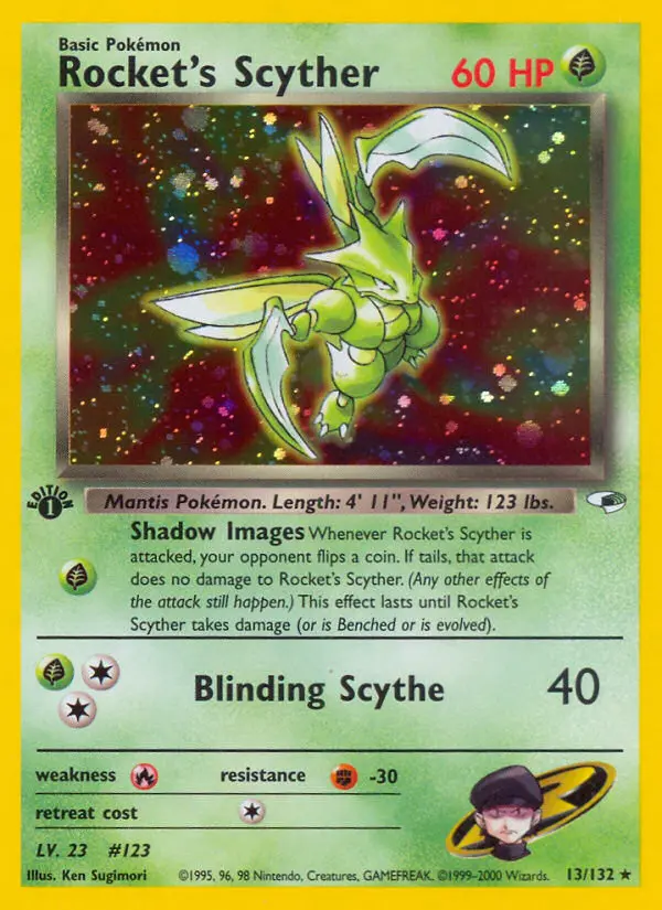 Rocket's Scyther (#13) — GH 013