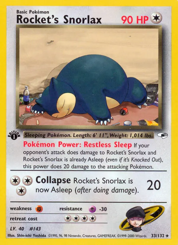 Rocket's Snorlax (#33) — GH 033