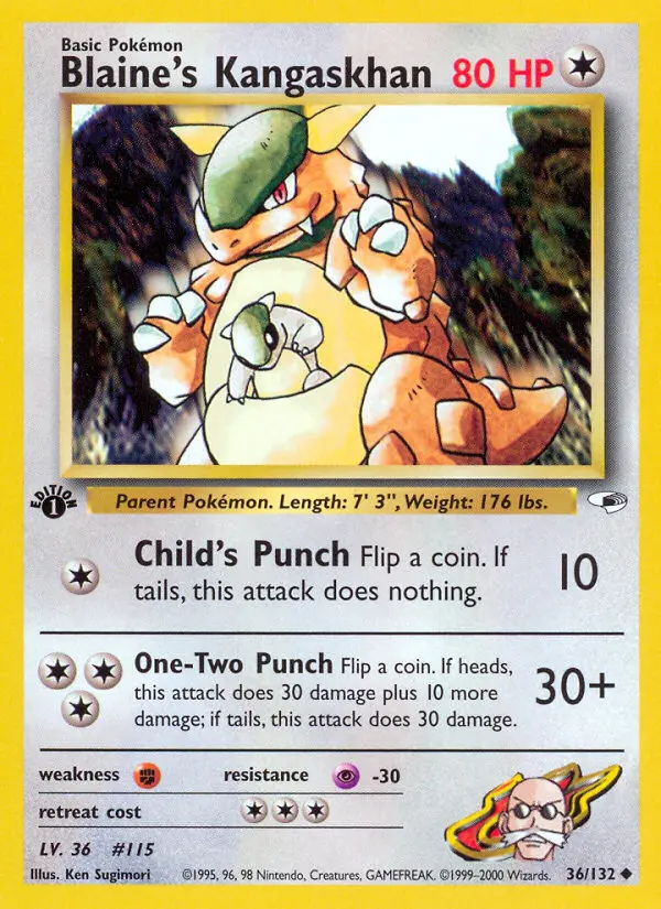 Blaine's Kangaskhan (#36) — GH 036