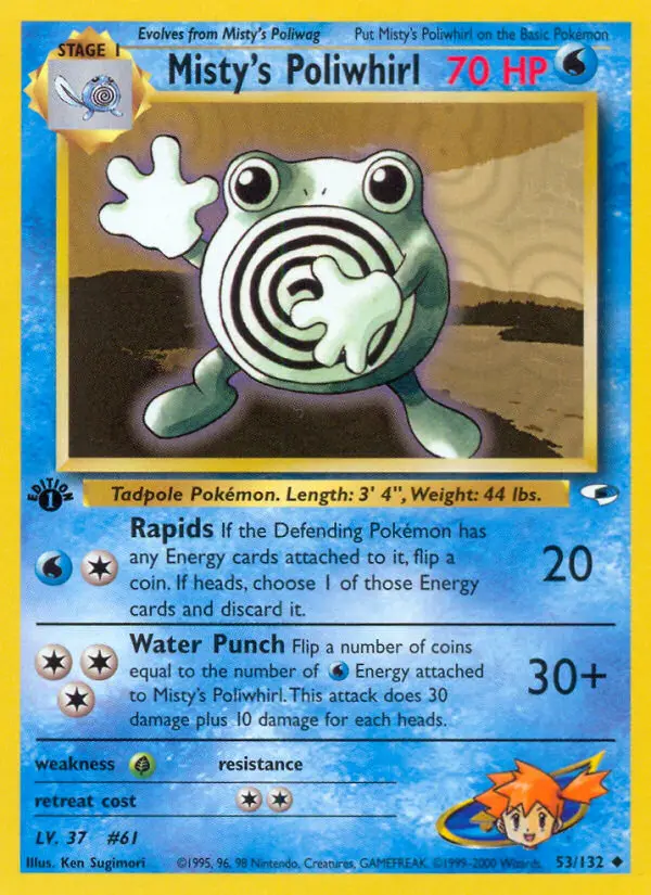 Misty's Poliwhirl (#53) — GH 053