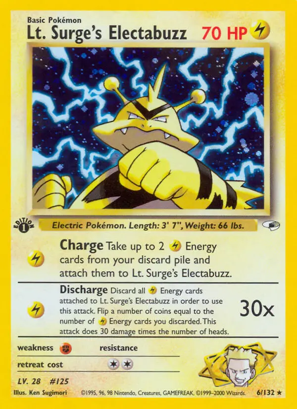 Lt. Surge's Electabuzz (#6) — GH 006