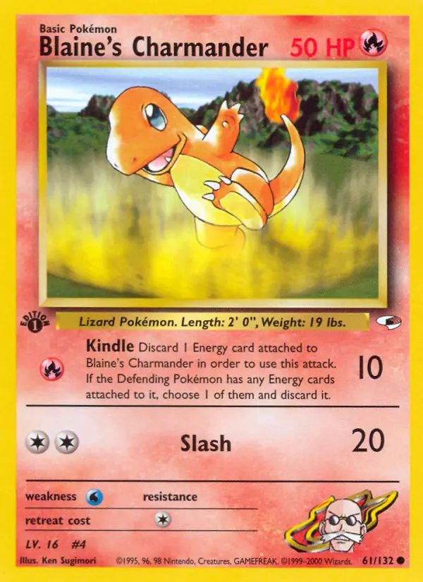 Blaine's Charmander (#61) — GH 061