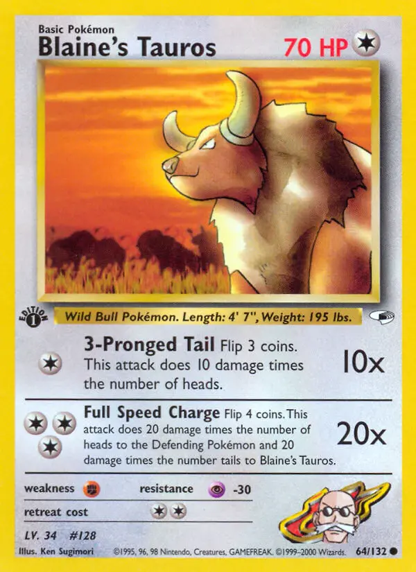 Blaine's Tauros (#64) — GH 064