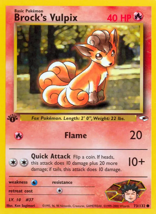 Brock's Vulpix (#73) — GH 073