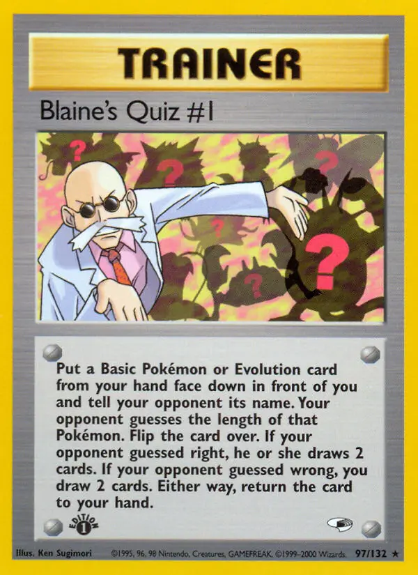 Blaine's Quiz #1 (#97) — GH 097
