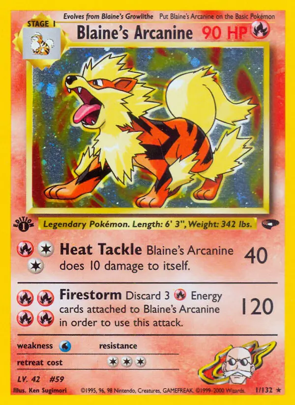 Blaine's Arcanine (#1) — GC 001