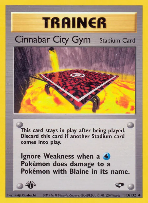Cinnabar City Gym (#113) — GC 113