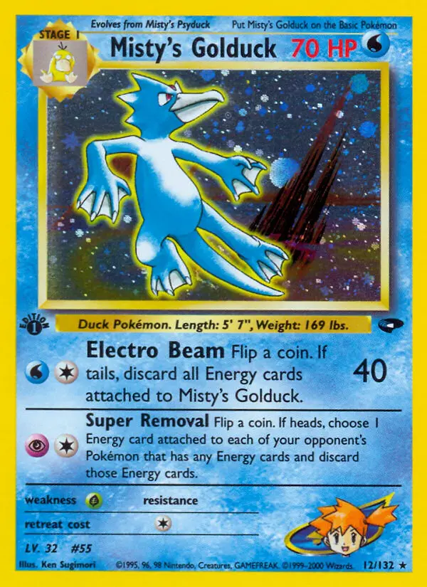Misty's Golduck (#12) — GC 012