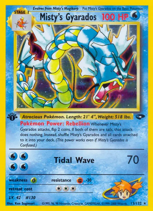 Misty's Gyarados (#13) — GC 013