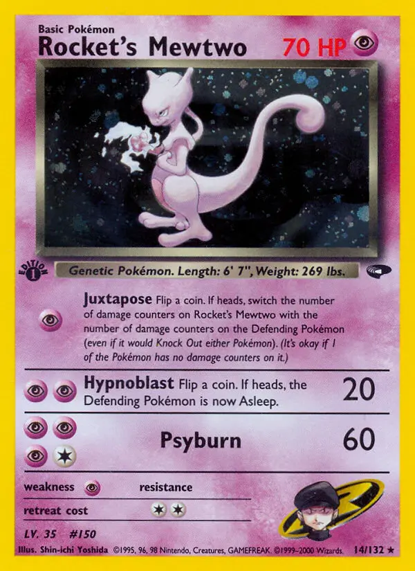Rocket's Mewtwo (#14) — GC 014