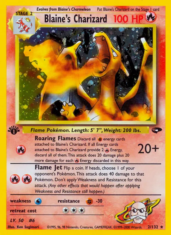 Blaine's Charizard (#2) — GC 002