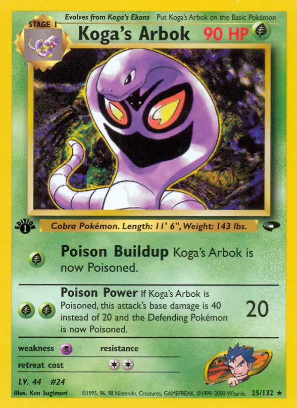 Koga's Arbok (#25) — GC 025