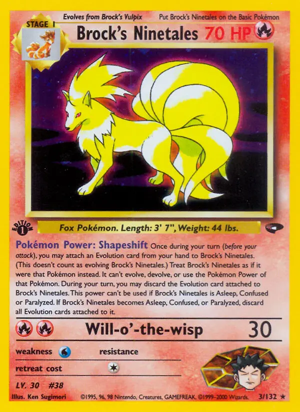 Brock's Ninetales (#3) — GC 003