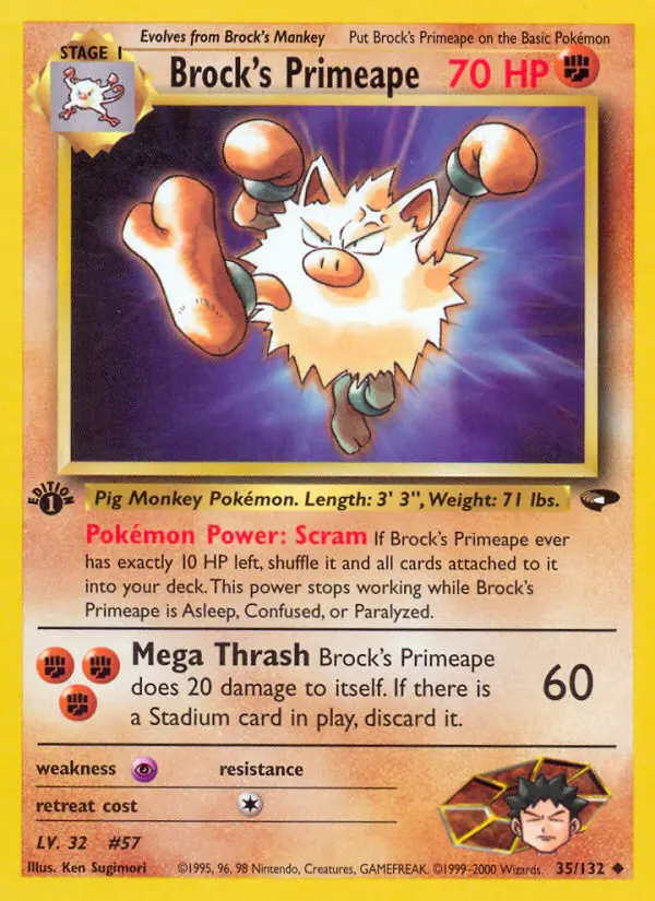 Brock's Primeape (#35) — GC 035