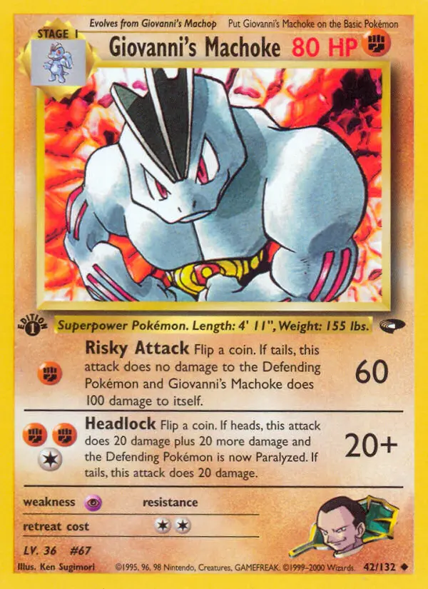 Giovanni's Machoke (#42) — GC 042