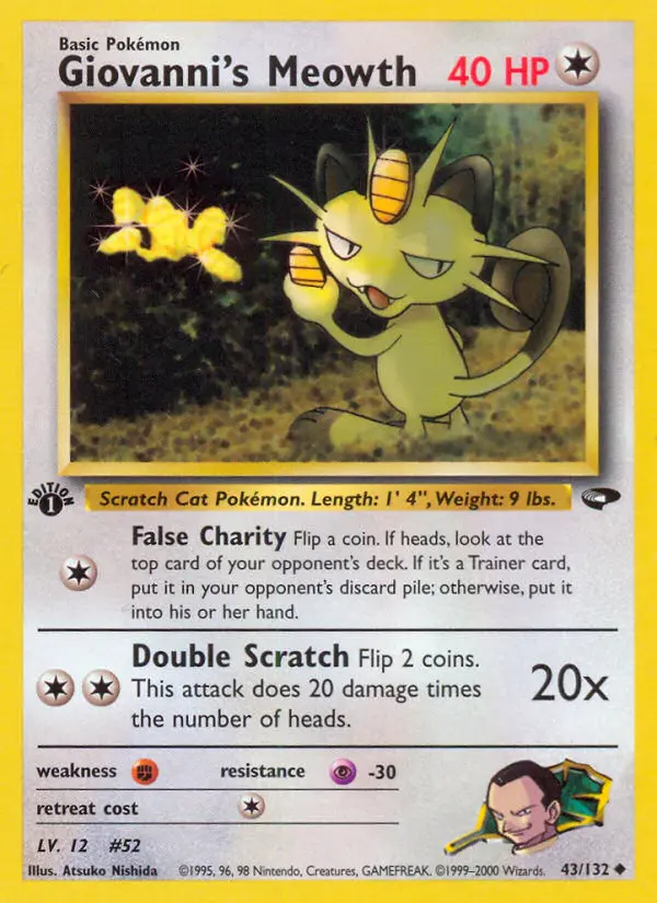 Giovanni's Meowth (#43) — GC 043