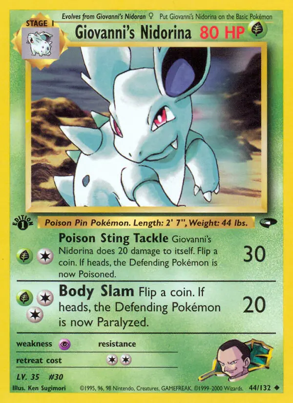 Giovanni's Nidorina (#44) — GC 044