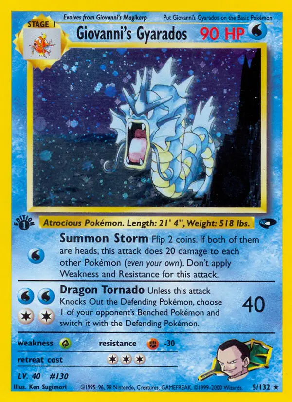Giovanni's Gyarados (#5) — GC 005