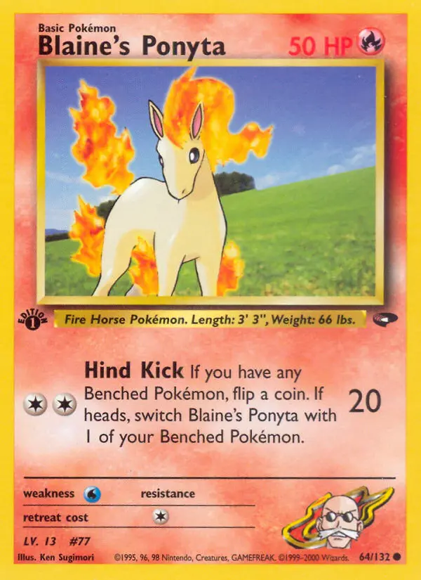 Blaine's Ponyta (#64) — GC 064