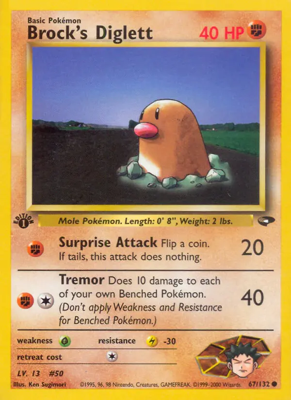 Brock's Diglett (#67) — GC 067
