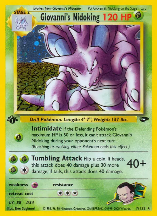Giovanni's Nidoking (#7) — GC 007