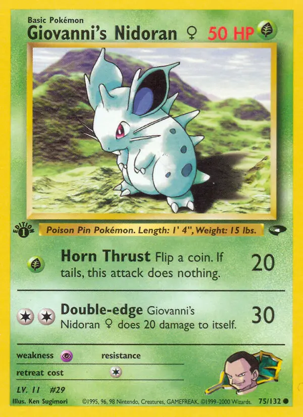 Giovanni's Nidoran♀ (#75) — GC 075