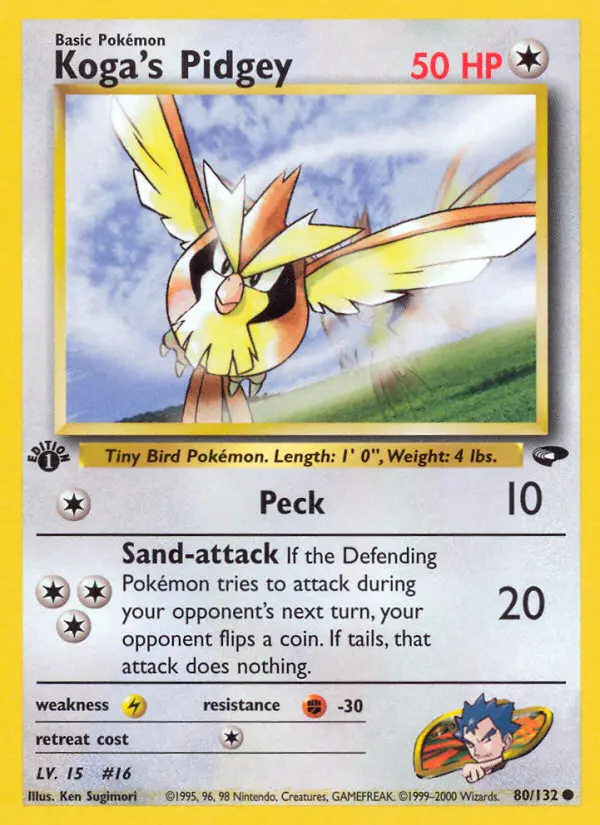 Koga's Pidgey (#80) — GC 080