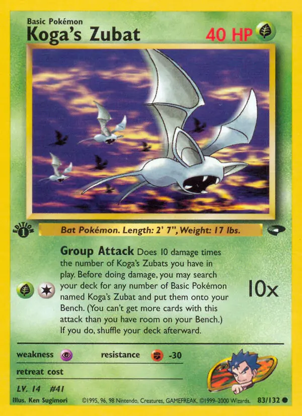 Koga's Zubat (#83) — GC 083