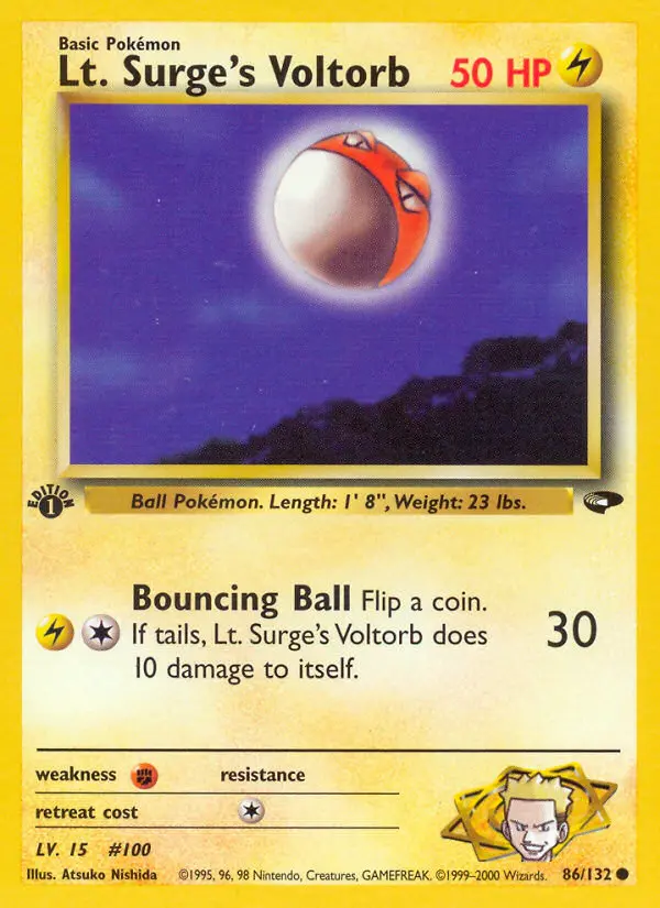 Lt. Surge's Voltorb (#86) — GC 086