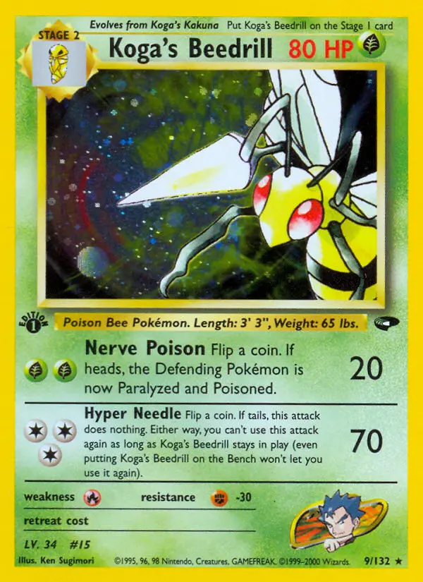 Koga's Beedrill (#9) — GC 009