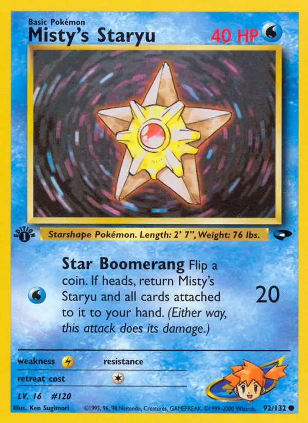Misty's Staryu (#92) — GC 092